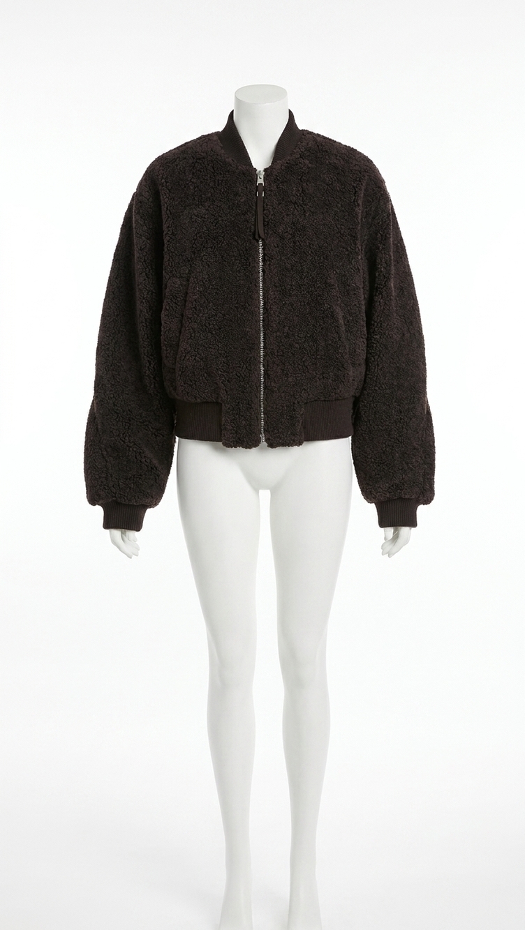 NEW AGOLDE iona skye jacket in chocolate